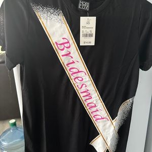 Bride/bridesmaid tshirts